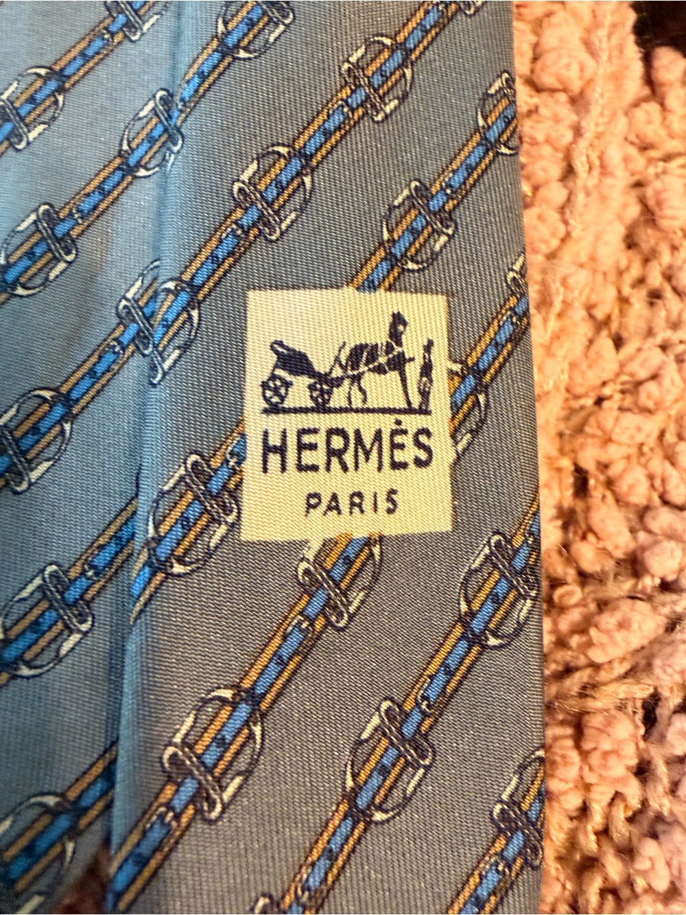 Hermes Twilly Tie - Picture 6 of 8